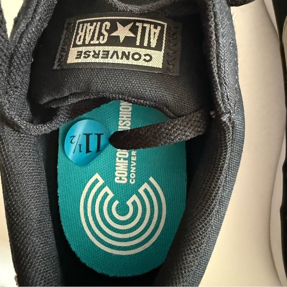 Converse Sneakers Black and Tan Sneakers men 11.5 women 13 - Picture 9 of 12